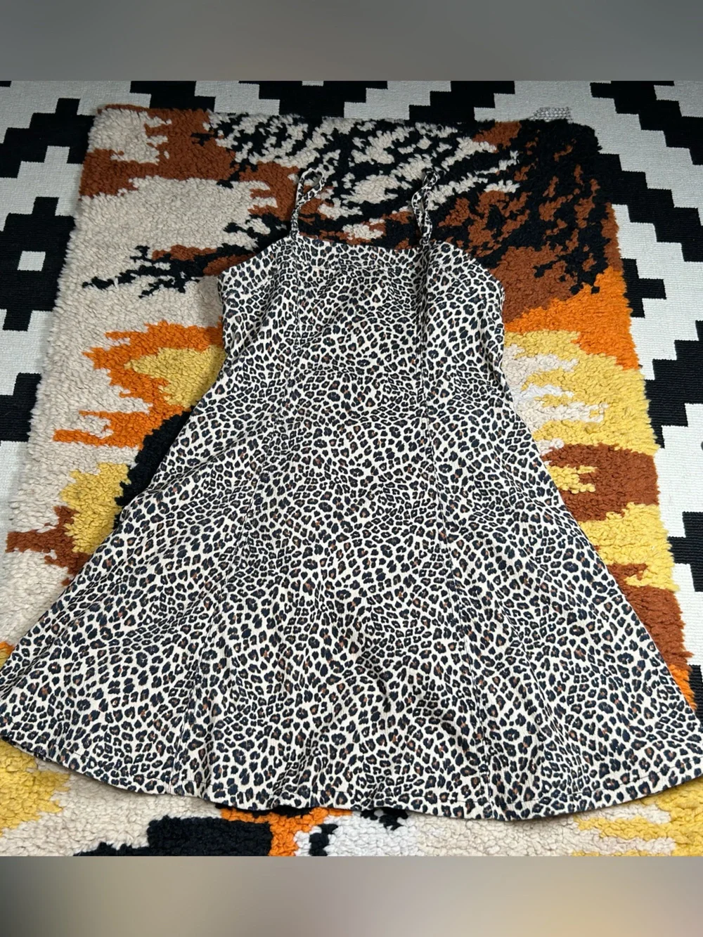 ZUNIE, leopard print dress!!